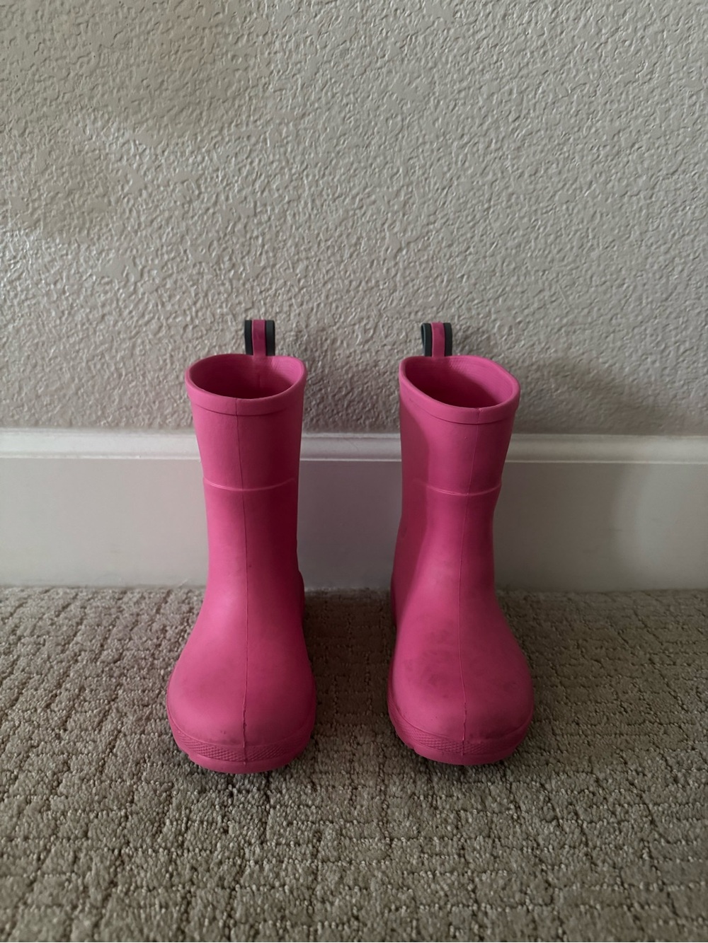 totes Kids Bright Pink Waterproof Boots